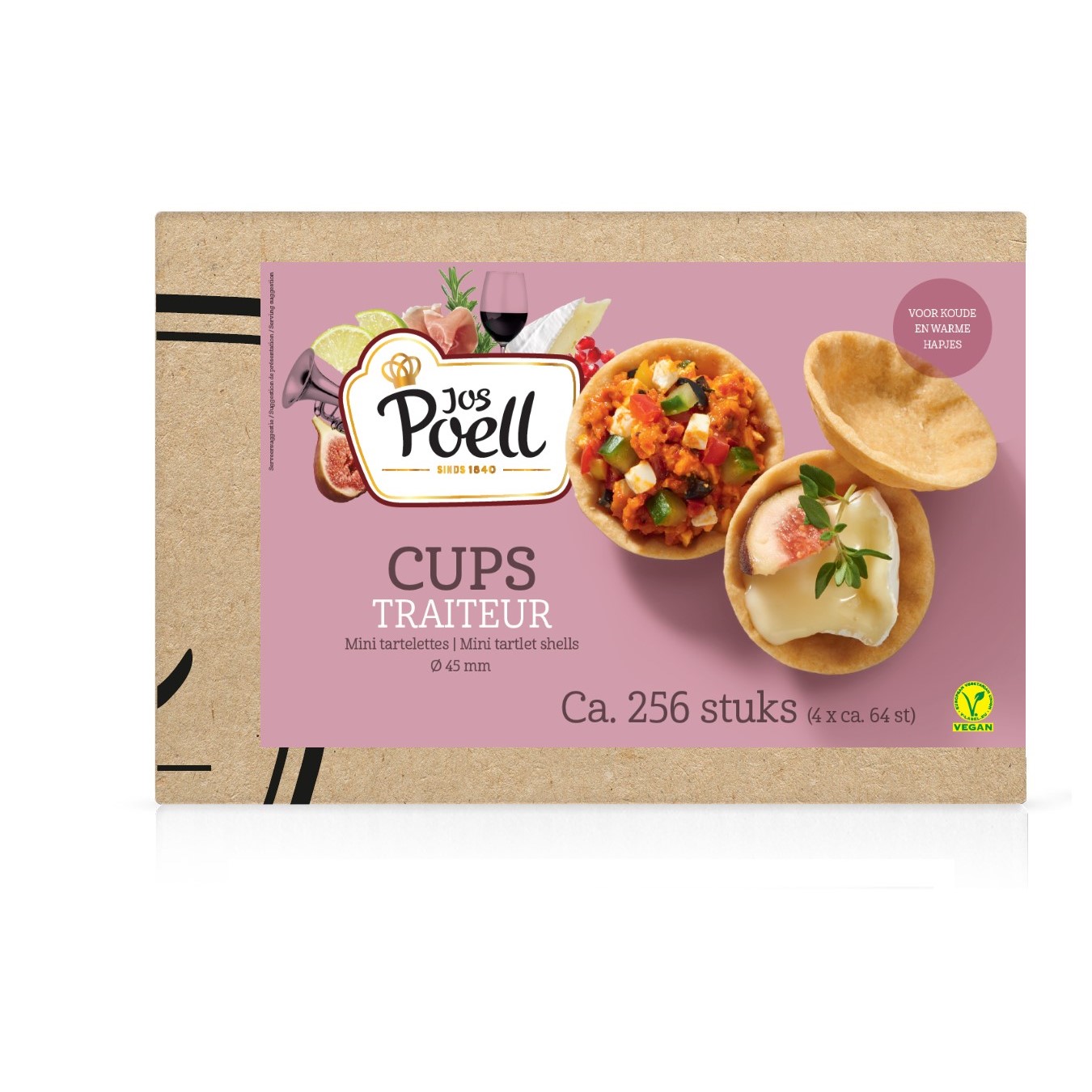 Toast – Horeca Cups traiteur 256 stuks Toast – Horeca Cups traiteur 256 stuks