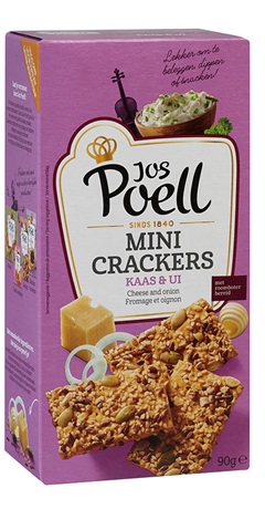 Mini Crackers Kaas & Ui Mini Crackers Kaas & Ui