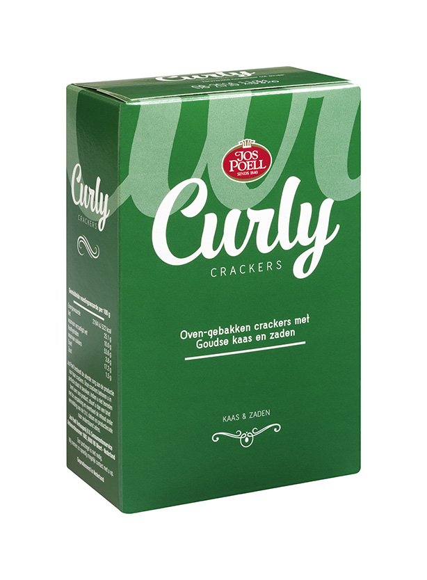 Curly Crackers groen/rood Curly Crackers groen/rood