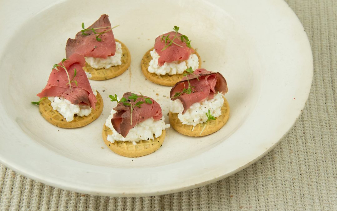 Crackers Tuinkruiden met rosbief