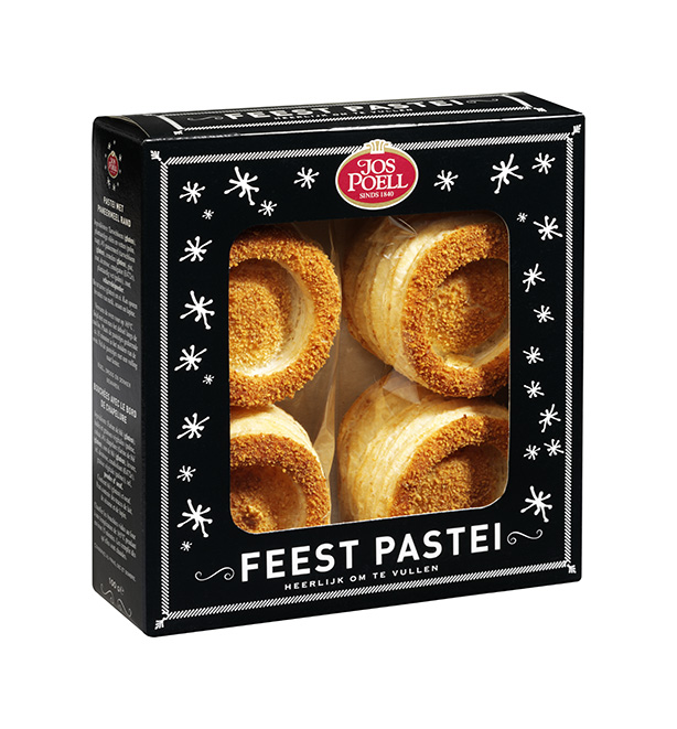Feest pastei zwart Feest pastei zwart