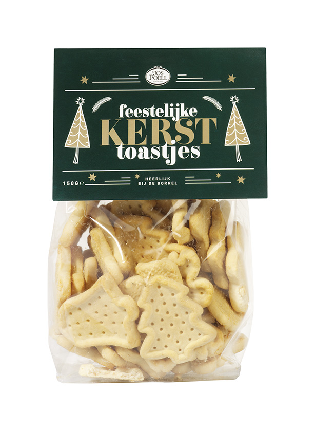 Feestelijke Kerst toastjes groen Feestelijke Kerst toastjes groen