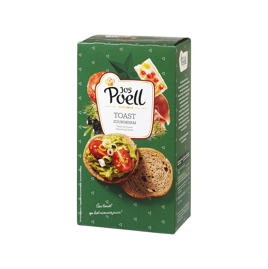 Toast zuurdesem groen/zwart Toast zuurdesem groen/zwart
