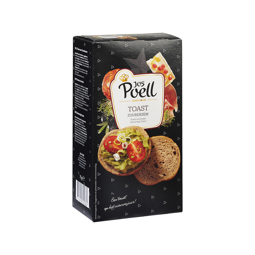Toast zuurdesem zwart/groen Toast zuurdesem zwart/groen