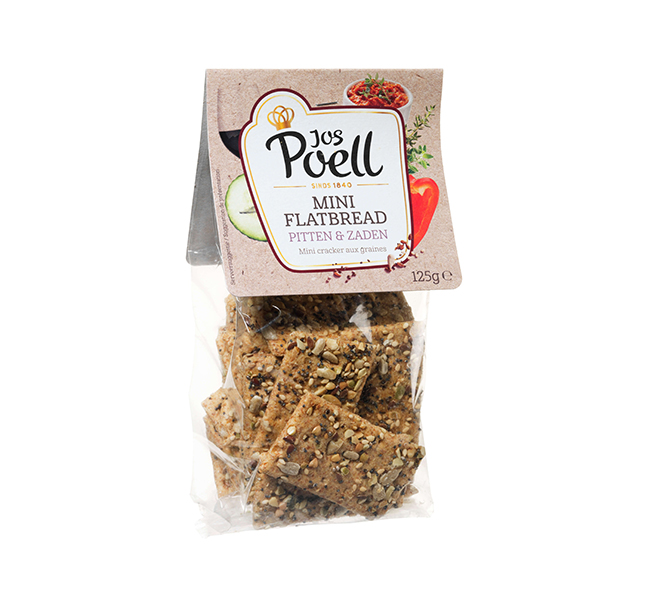 Mini Flatbread met Pitten & Zaden Mini Flatbread met Pitten & Zaden