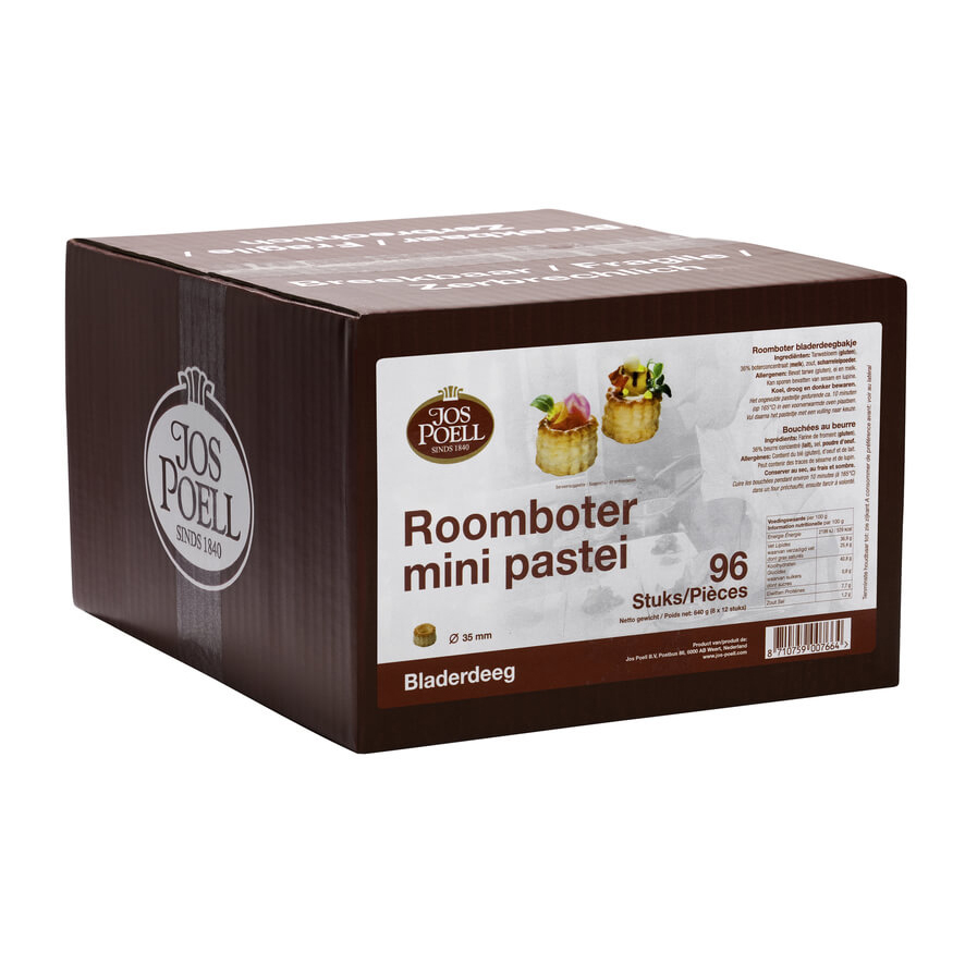 Roomboter mini pastei Roomboter mini pastei