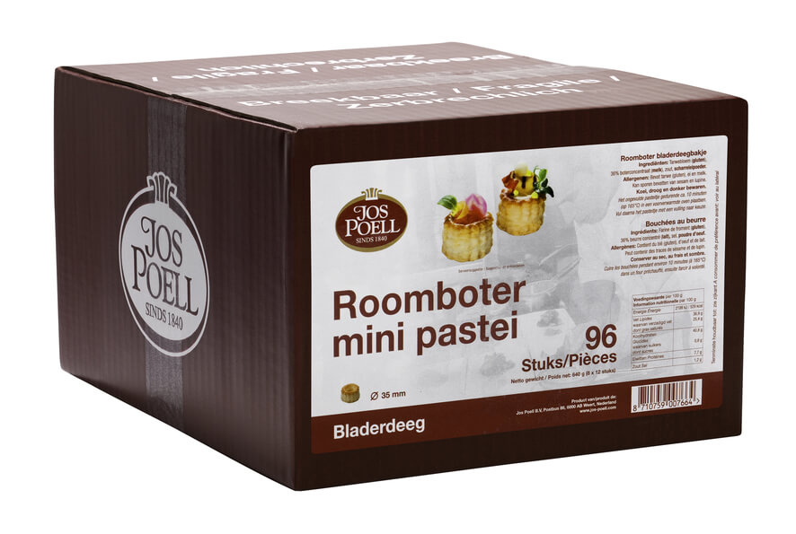 Roomboter mini pastei Roomboter mini pastei