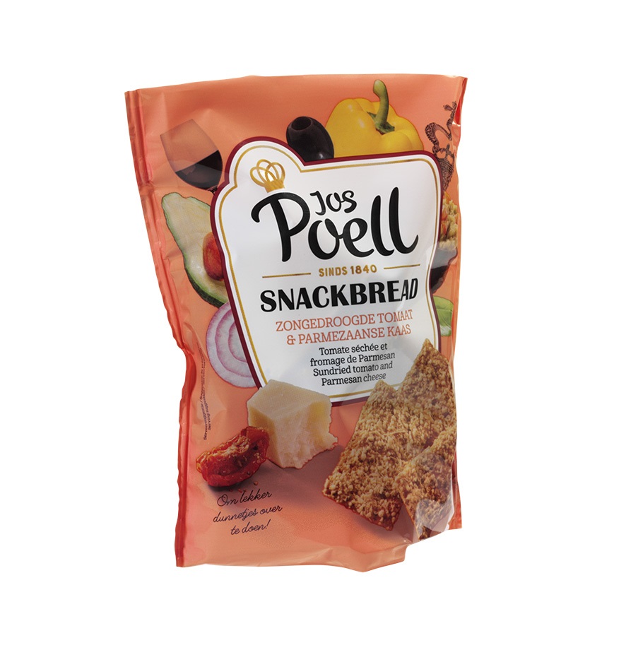 Snackbread Zongedroogde tomaat & Parmezaanse kaas Snackbread Zongedroogde tomaat & Parmezaanse kaas